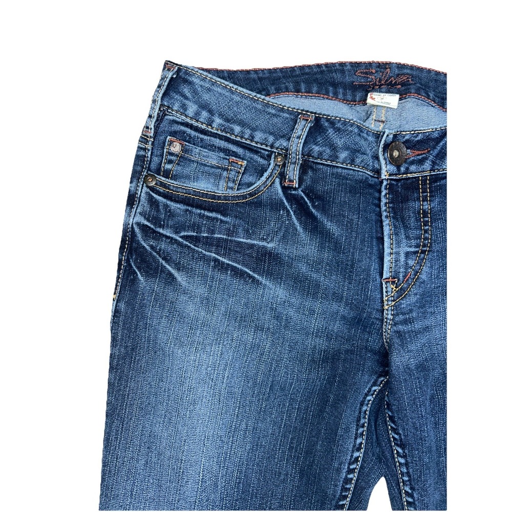 Silver Western Glove Works Toni Women's 30x31 Stretch Jeans Flare View 2